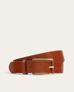 Alessio Belt, Cognac Leather Belt dear-frances 